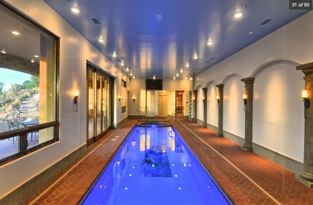 Prescott indoor swimming pool with forever views $9,650,000 - Frank Aazami with Russ Lyon Sotheby's International Realty