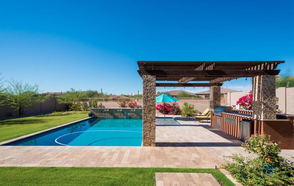 Scottsdale grand backyard BBQ and separate guest casita at Windgate Ranch $1,300,000.png