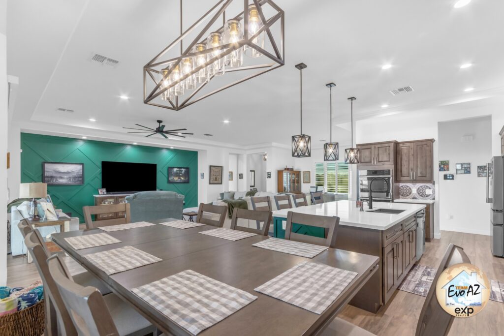 Spacious great room with modern finishes